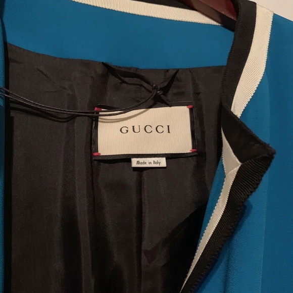 GUCCI  Blue Evening Jacket w/ Tags Size: S | US4 - Picture 7 of 8